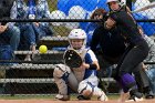 Softball vs Emerson  Wheaton College Softball vs Emerson College in game 2 of their doubleheader. - Photo by Keith Nordstrom : Wheaton, Softball
